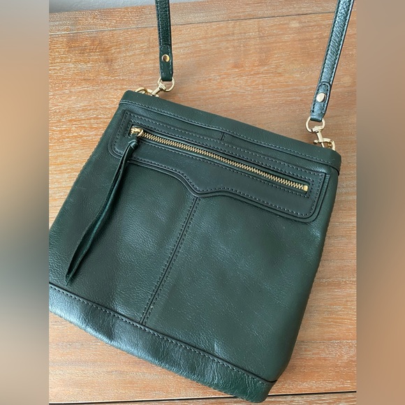 NWOT Rebecca Minkoff Green Leather Handbag - Picture 13 of 15